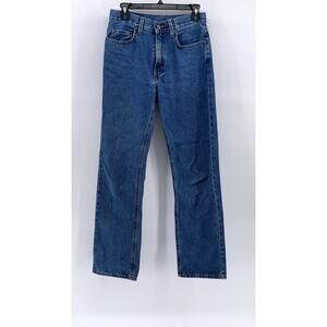 GEORGE JEANS Men's Blue Denim Regular-Fit Straight-Leg Five Pocket Jeans SZ29X30